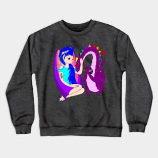 Onyx Crystal Fairy Crewneck Sweatshirt